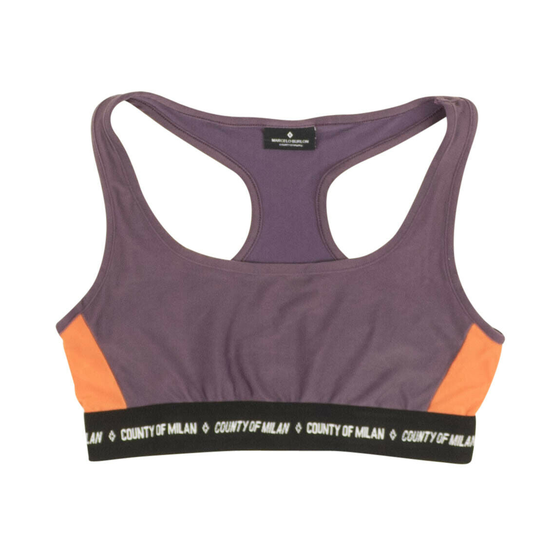 Marcelo Burlon Logo Band Sport-BH – Purle/Orange