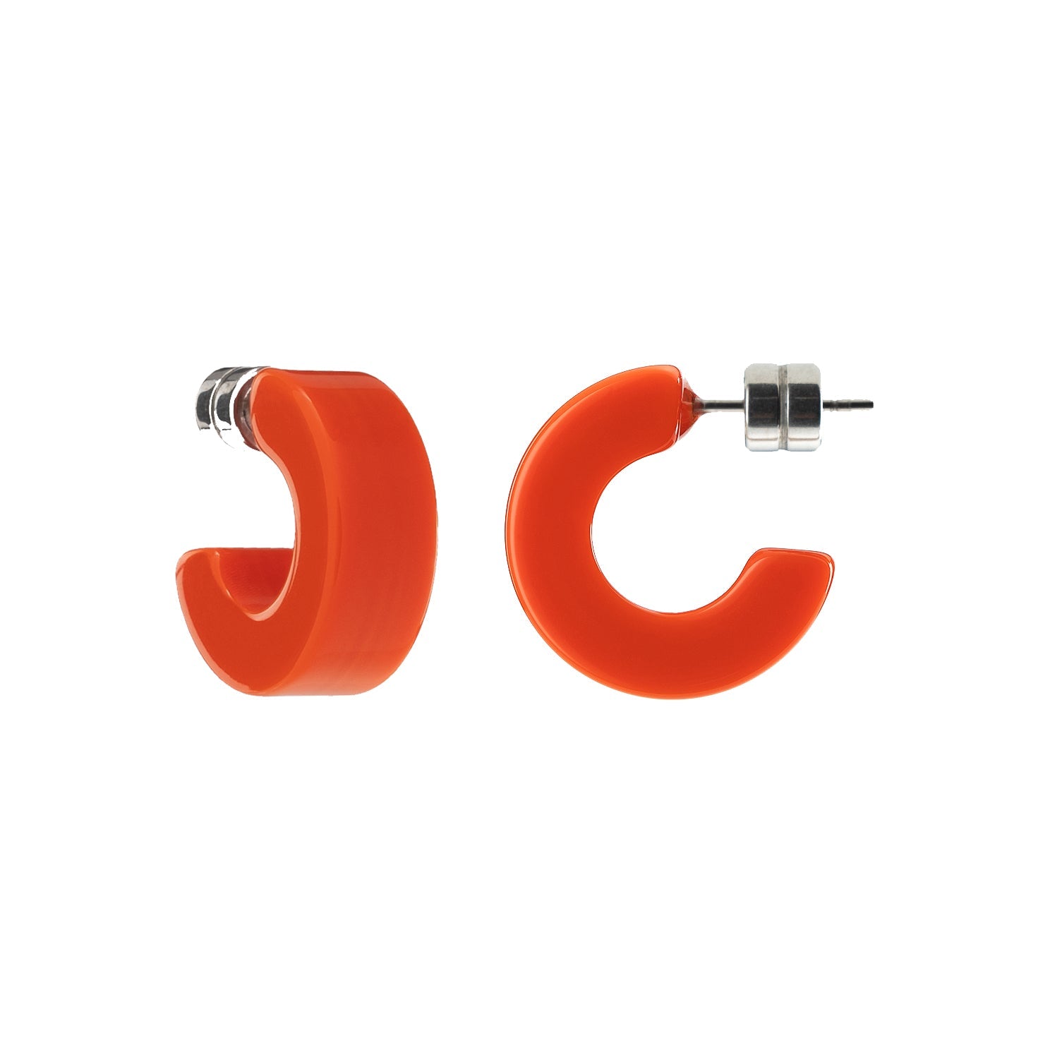 Muse Hoops in leuchtendem Orange