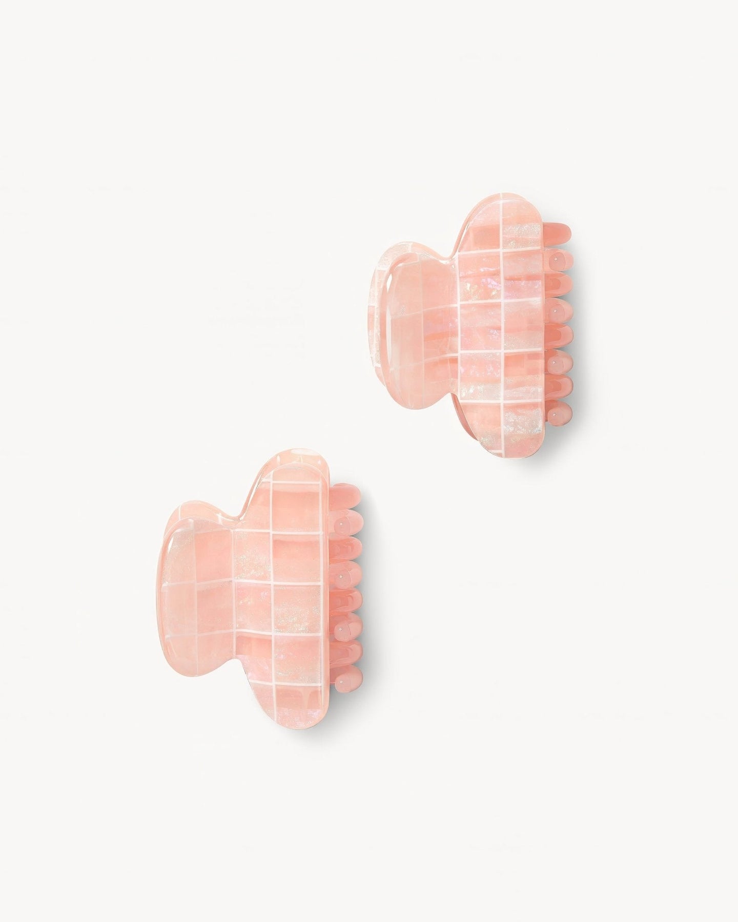 Twin Heirloom Claws im Aprikose Shell Checker