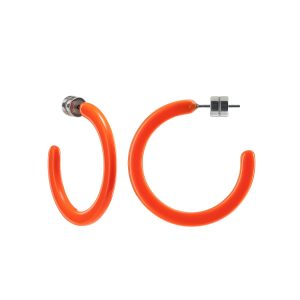 Mini-Hoops in leuchtend orange