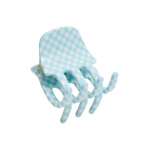 Mini-Klaue im blauen Checker