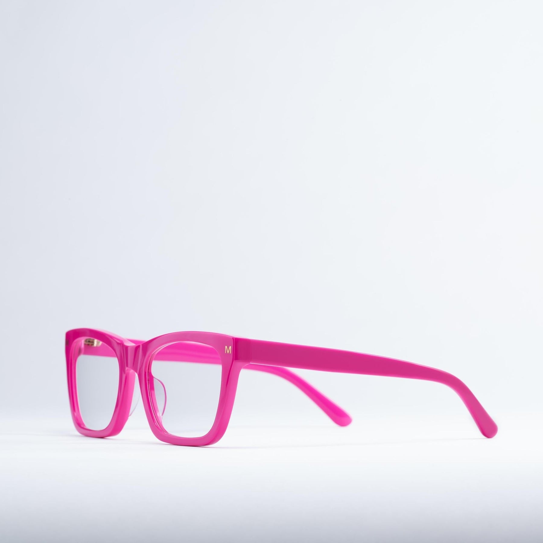 Lesebrillen in Neon Rosa