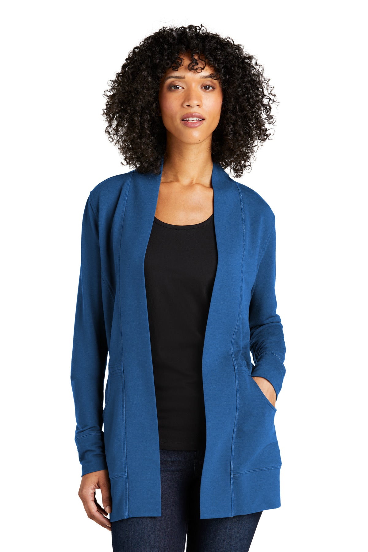 Port Authority Microterry Strickjacke für Damen LK825