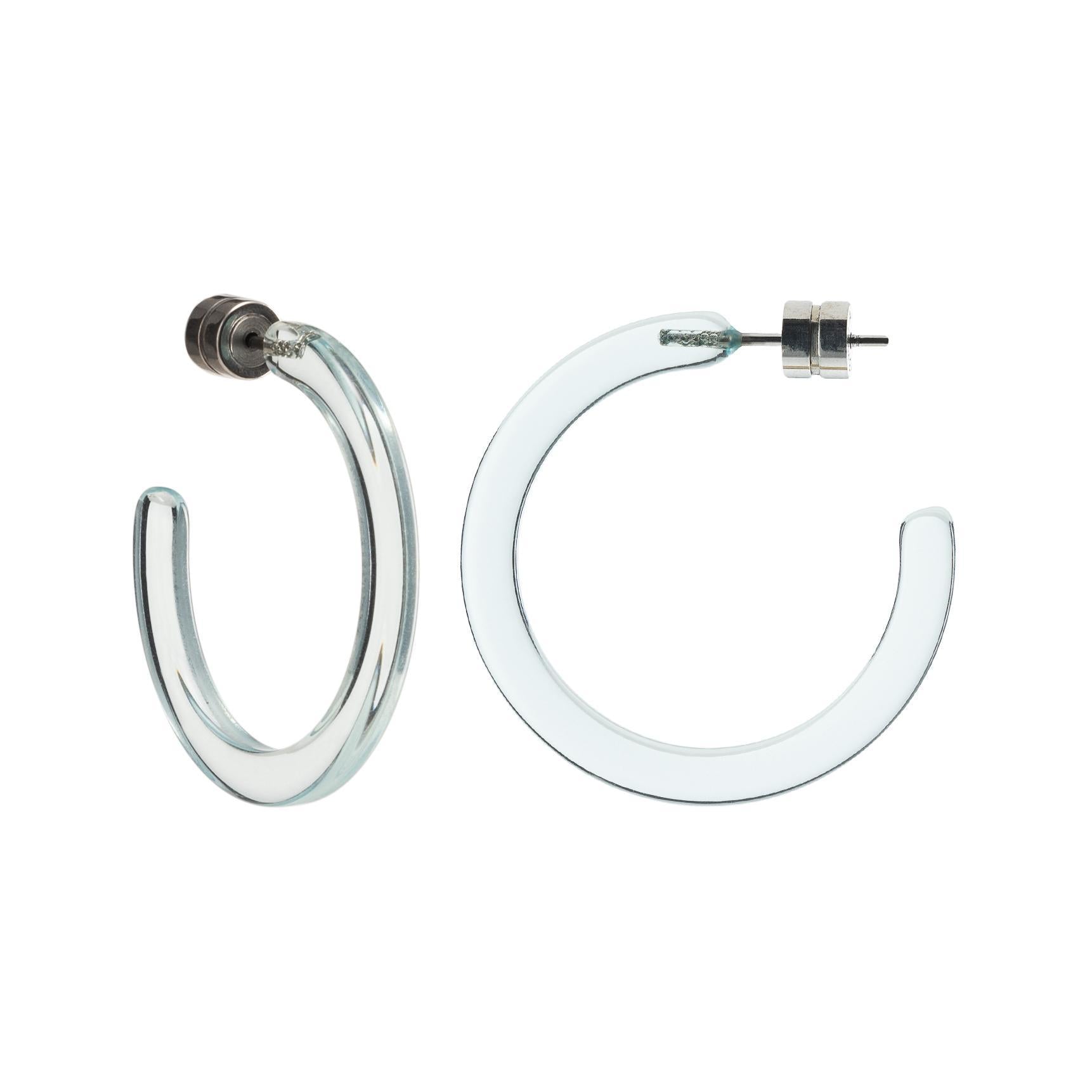 Mini Hoops in Schwarz