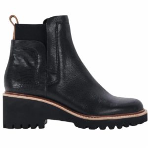 Huey Lederstiefel in schwarz