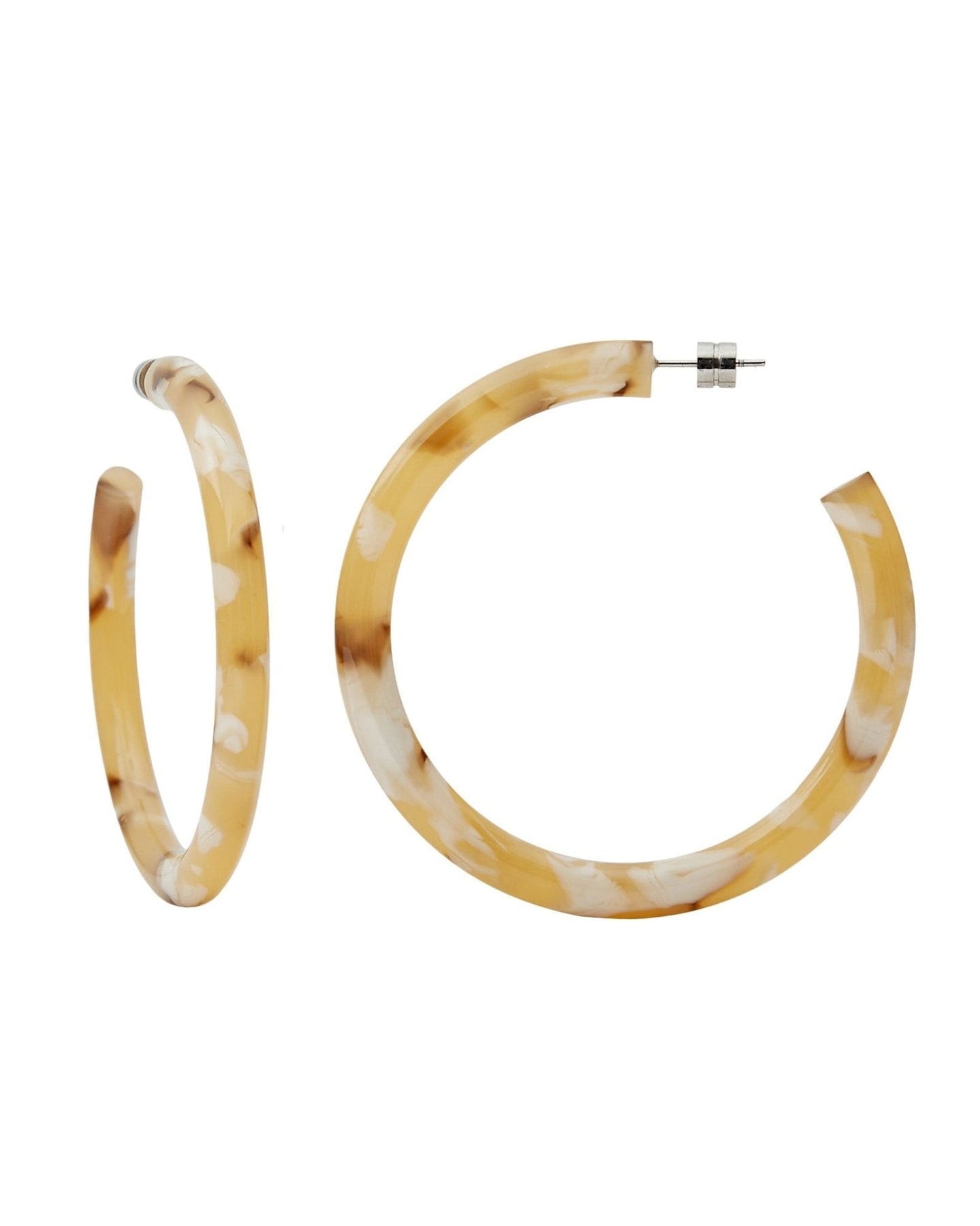 Bold Hoops im Mango Tortoise