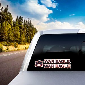 Fanmats Auburn Tigers 2 Stück Team Slogan Aufkleber Set