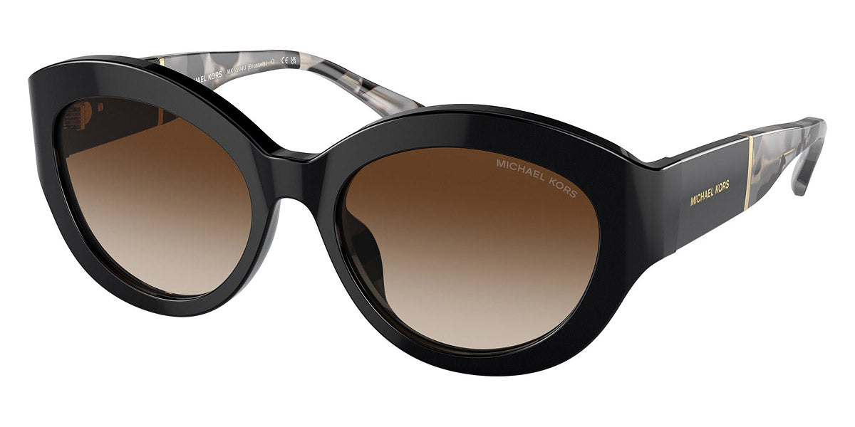 Michael Kors 54mm schwarze Sonnenbrille für Damen