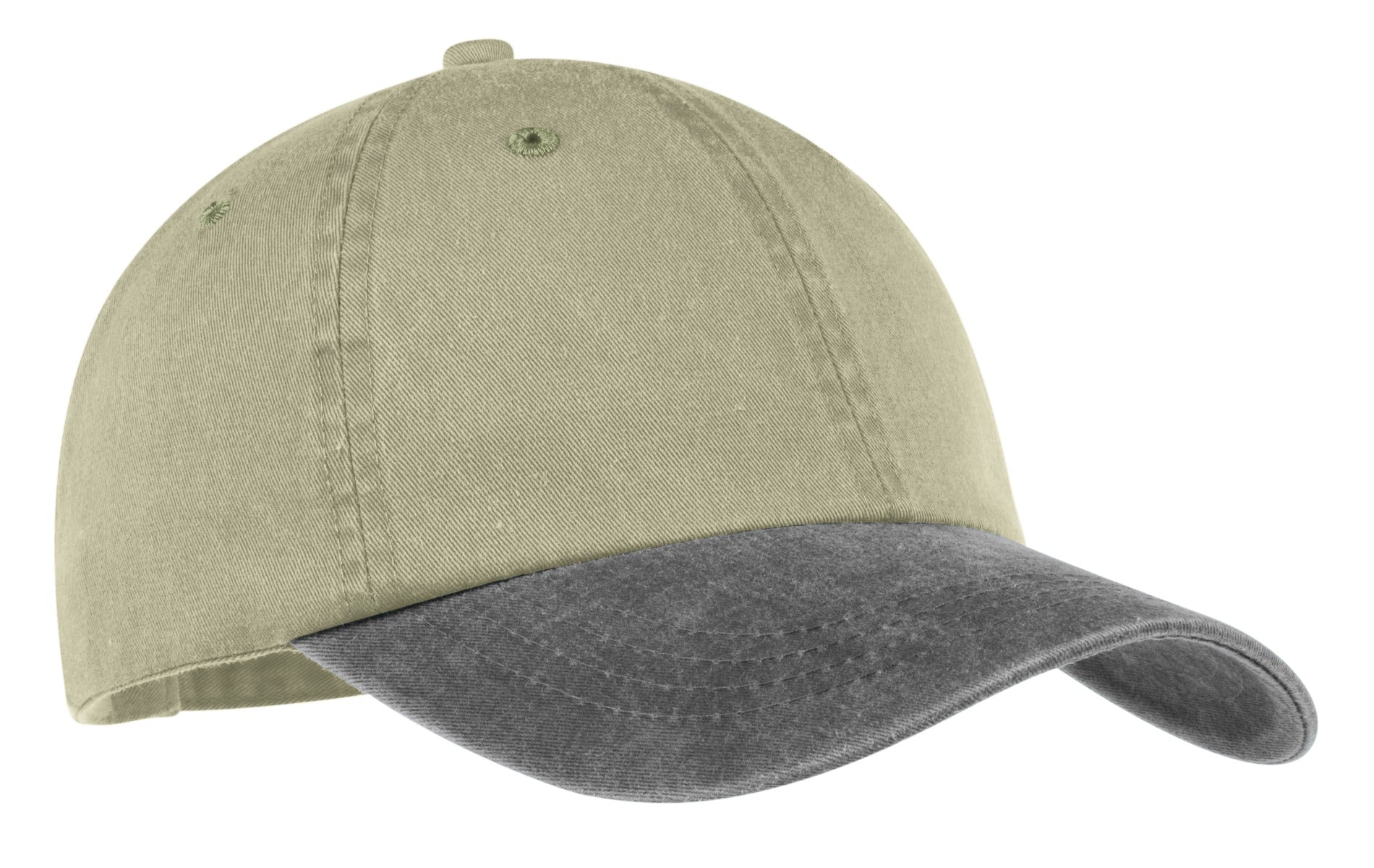 Port & Company Erwachsene Two-Tone Pigment-gefärbte Kappe