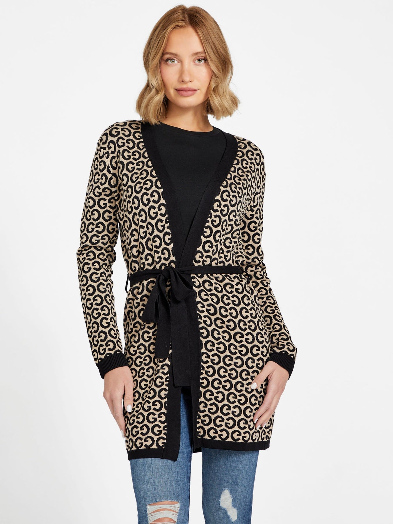 Alexa Logo Strickjacke