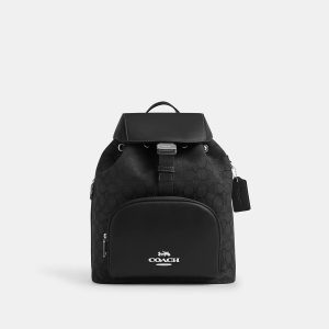 Coach Outlet Pace Großer Rucksack im Signature Jacquard