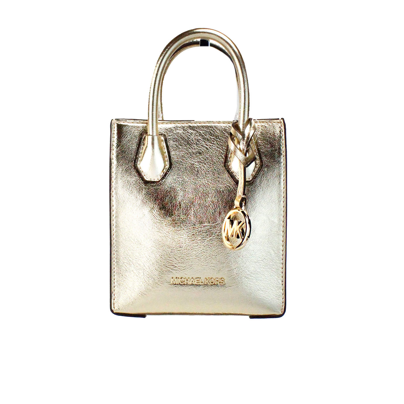 Michael Kors Mercer XS Pale Metallic North South Shopper Umhängetasche für Damen