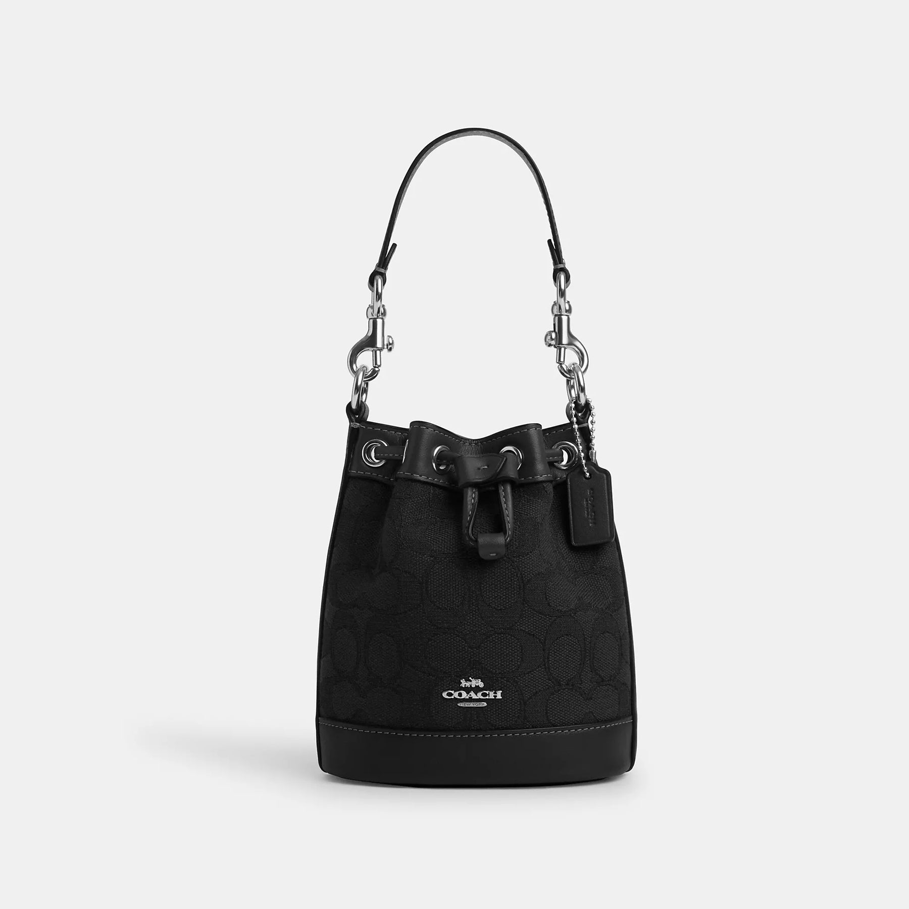 Coach Outlet Mini Eimer Tasche In Signature Jacquard
