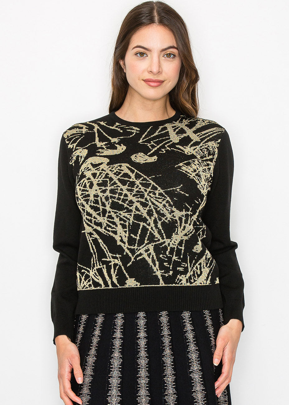 Klassischer Strickpullover von Noir & Gold