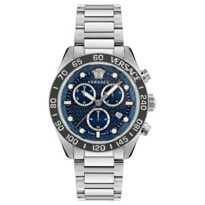 Versace Herren Greca Dome 43mm Quarzuhr