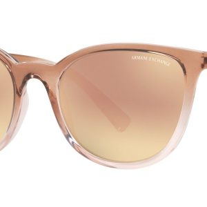 Armani Exchange Damen 56mm Shiny Rosa & Kristall Sonnenbrille