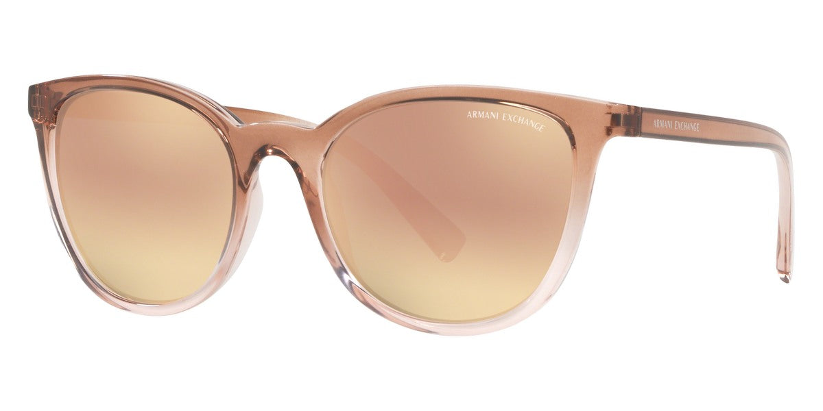 Armani Exchange Damen 56mm Shiny Rosa & Kristall Sonnenbrille