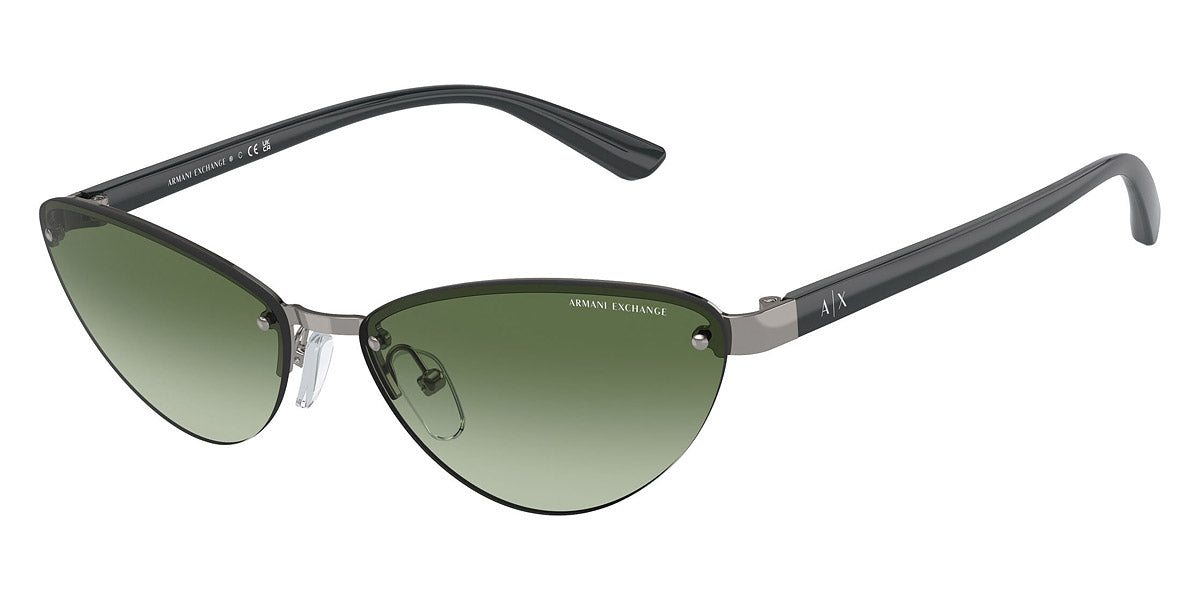 Armani Exchange 58mm Shiny Gunmetal Sonnenbrille für Damen