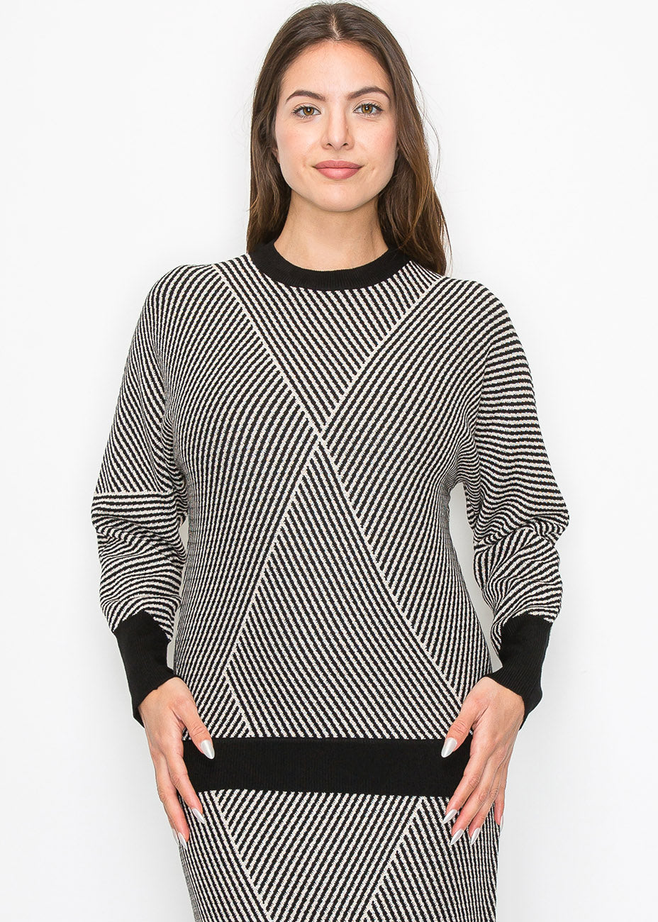 Modern Angles Strickpullover