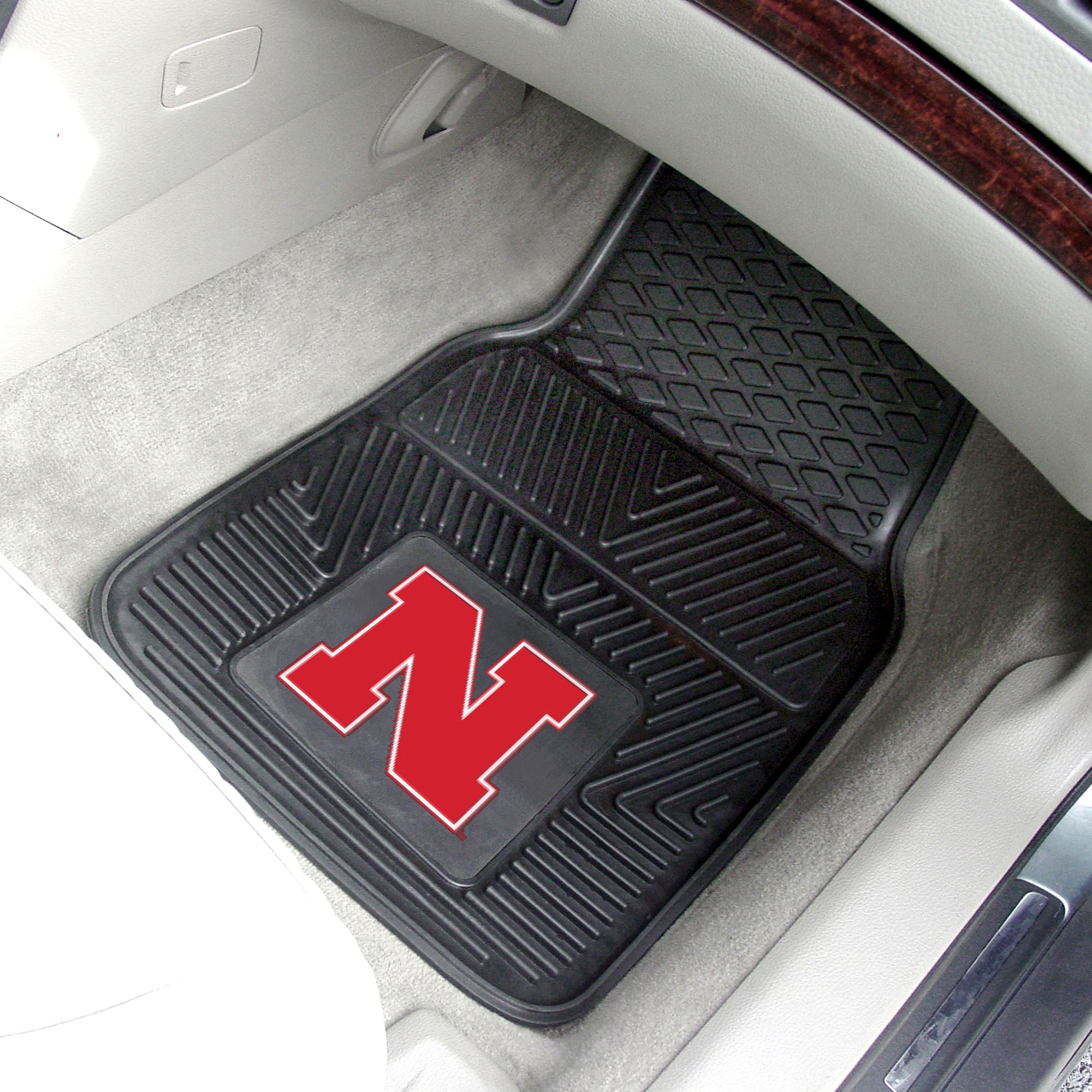 Fanmats Nebraska Cornhuskers Heavy Duty Auto Matte Set – 2 Stück