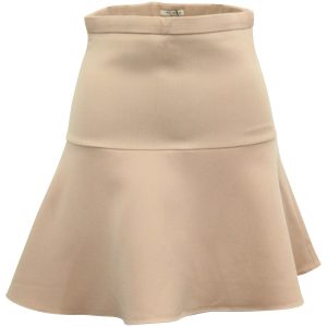 Miu Miu Fluted Minirock aus rosa Polyester 7703691919420