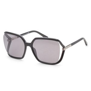 Tom Ford Damen 60mm glänzende schwarze Sonnenbrille