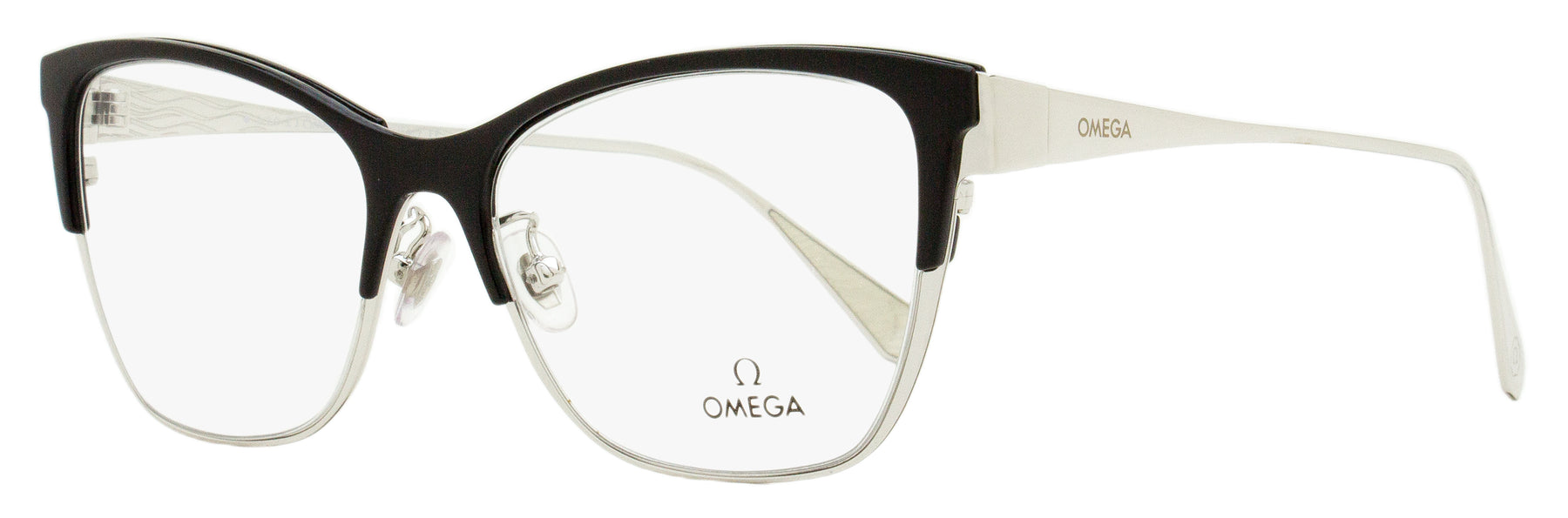 Sonnenbrillen von Omega Damen OM5001H 01A Palladium/Schwarz 54mm