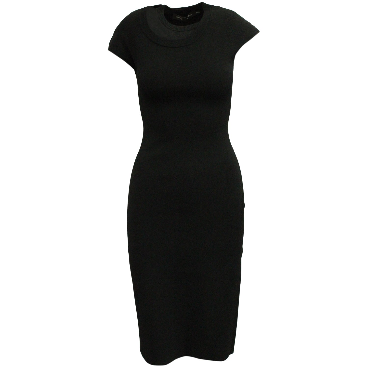 Proenza Schouler – Kleid aus schwarzem Viskose