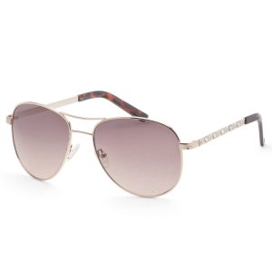 Guess Damen 61mm Gold Sonnenbrille 7805806018620