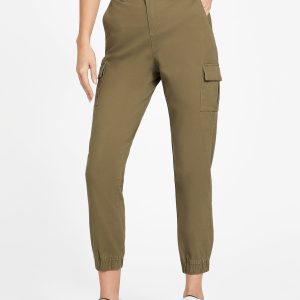 Gillianne Faux-Leder-Frachtjogger