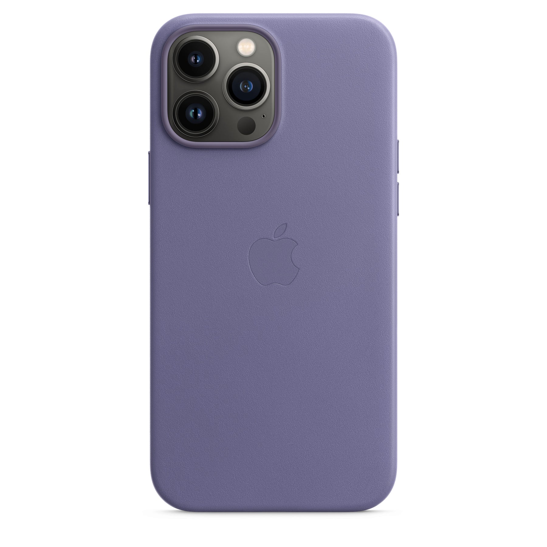 Echte Apfel iPhone 13 Pro Max Ledertasche mit MagSafe – Wisteria MM1P3FEA