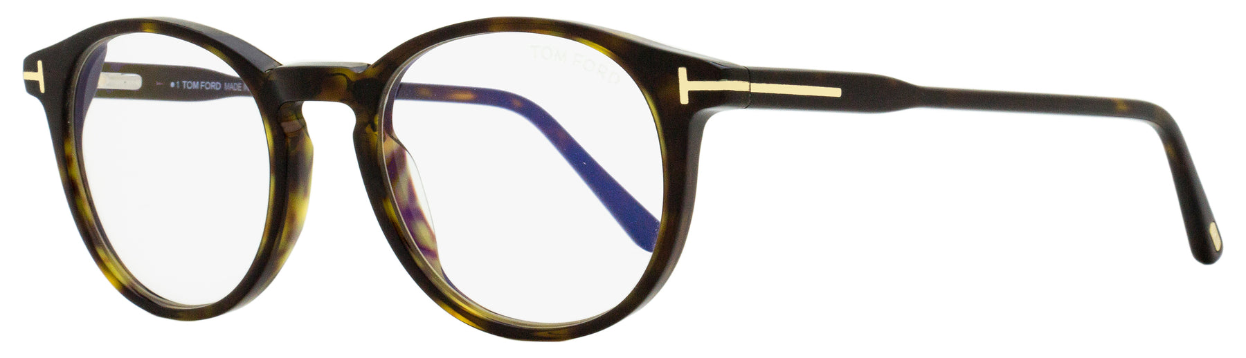 Tom Ford Magnetic Clip-on Brillen für Herren TF5823HB 052 Dunkles Havanna 50mm