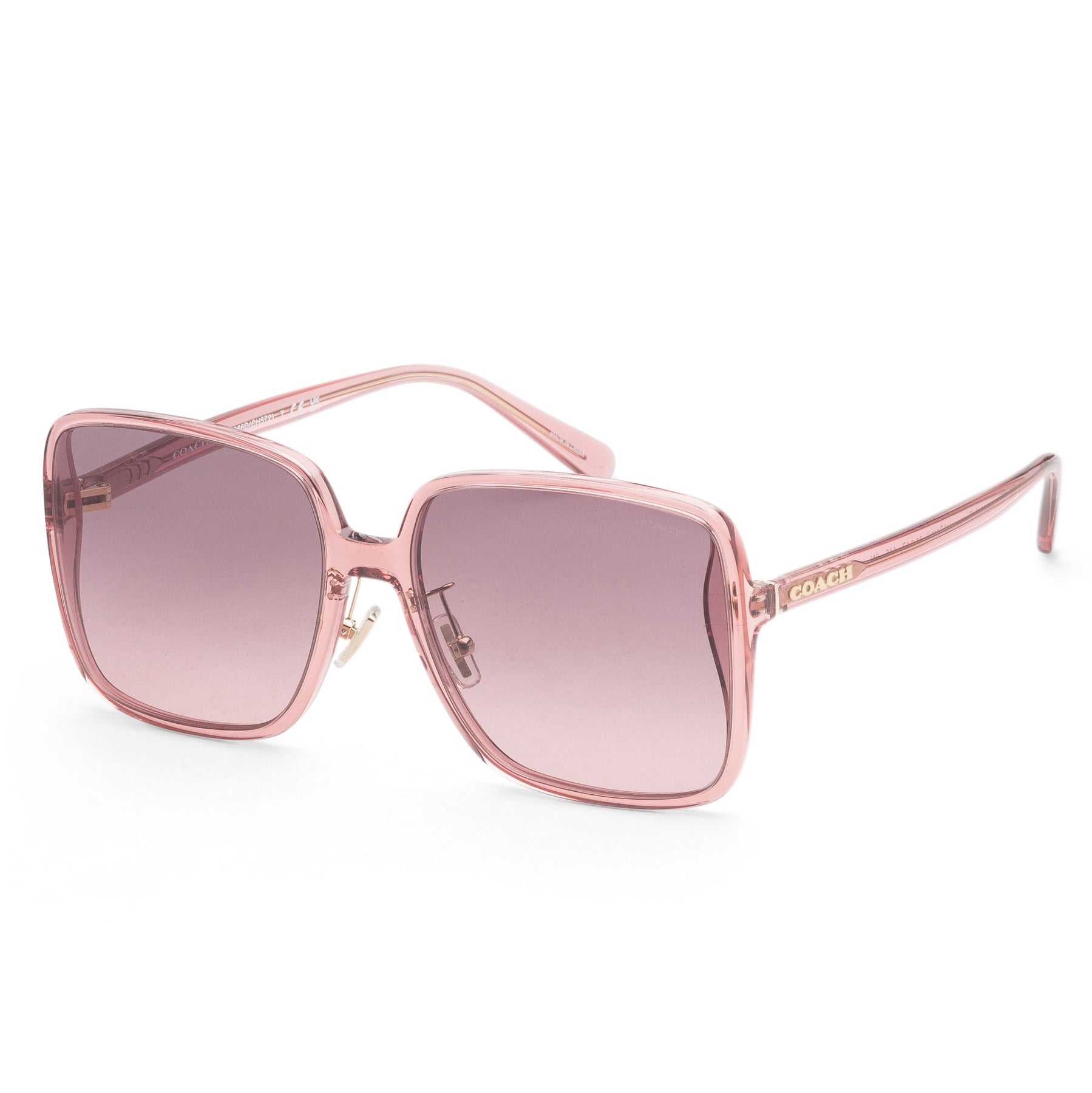 Coach 61mm transparente Berry Sonnenbrille für Damen