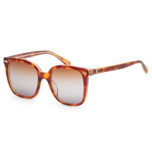 Coach Damen 54mm dunkel Tortoise Canary Sonnenbrille