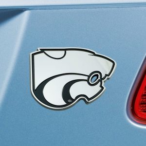 Fanmats Kansas Zustand Wildkatzen 3D Chrom Metall Emblem