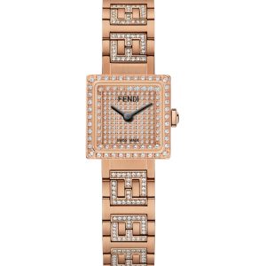 Forever Fendi Square Diamond Armbanduhr 7712514801724