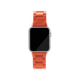 Apfel Uhrenarmband in Hellorange