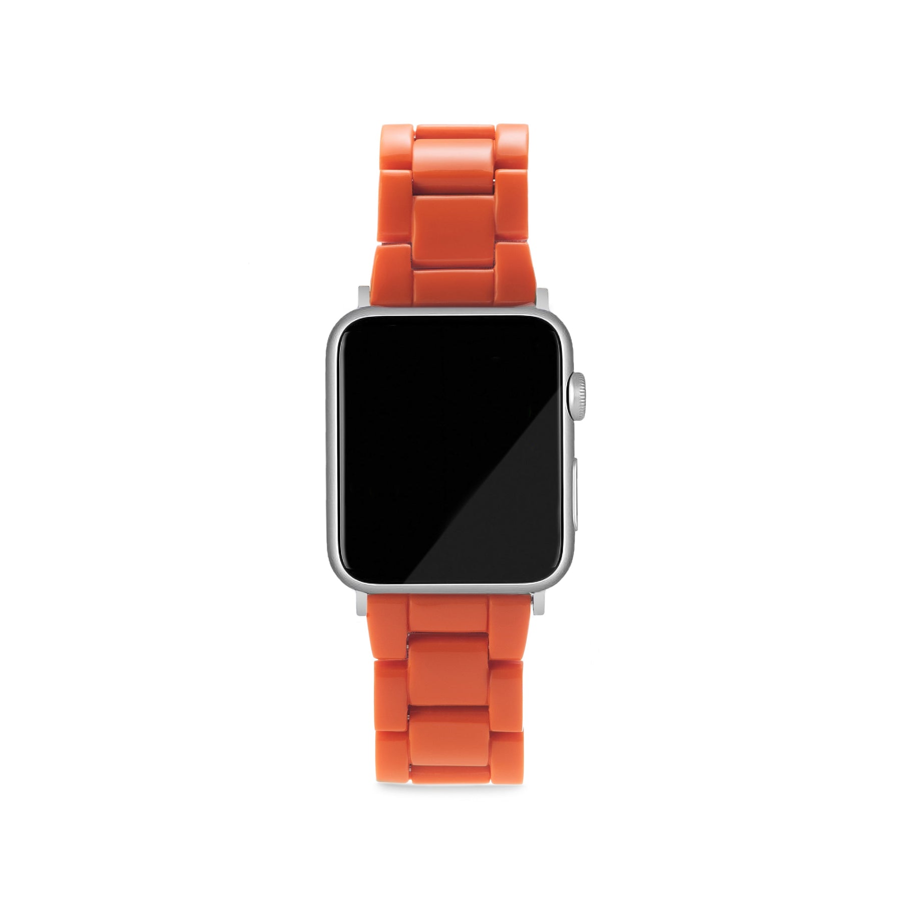 Apfel Uhrenarmband in Hellorange