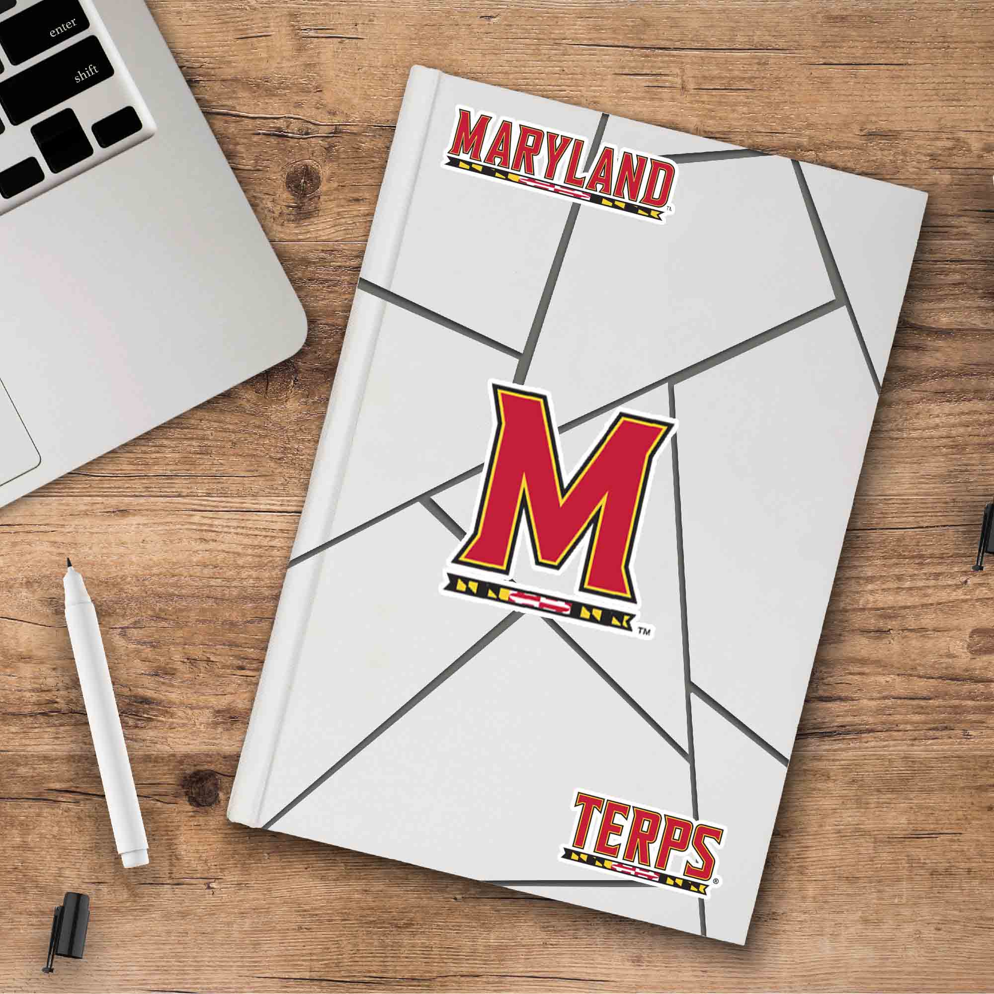 Fanmats Maryland Terrapins 3 Stück Aufkleber Set