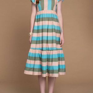 Brooke Kleid in Julep Streifen