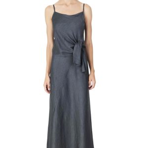 Knot Kleid in grau
