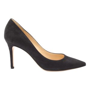 Gianvito Rossi Gianvito 85 Pumps in schwarzem Wildleder 7703695523900