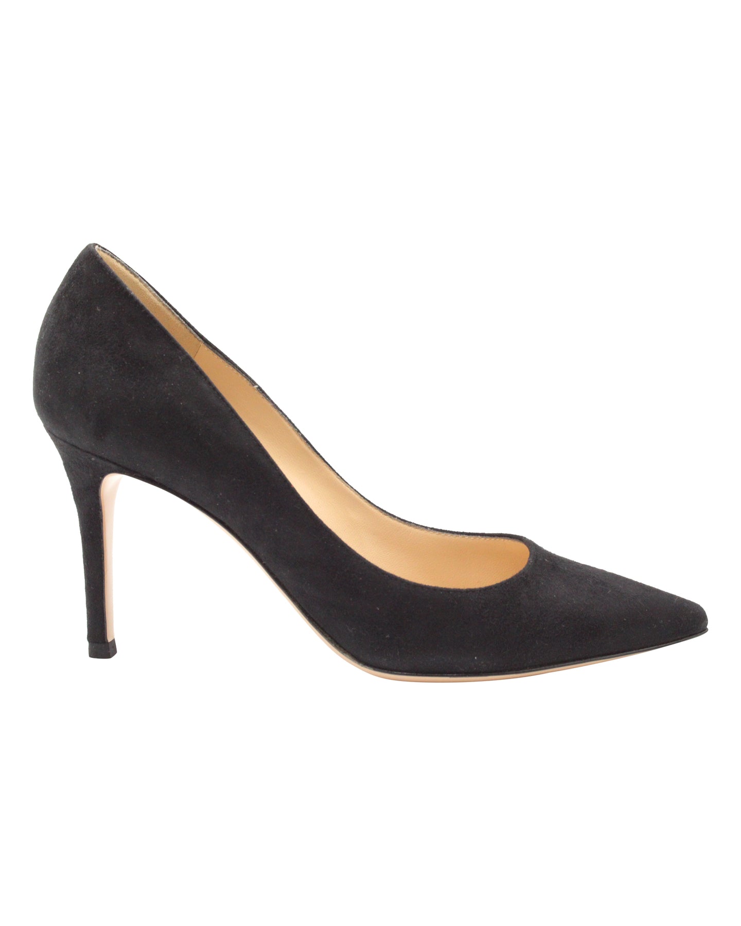 Gianvito Rossi Gianvito 85 Pumps aus schwarzem Wildleder