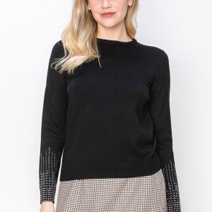 Sparkle Sleeve Stricken nach oben 7833023053884