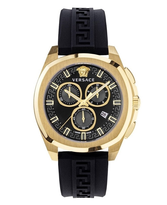 Versace Herren Geo 43mm Quarzuhr