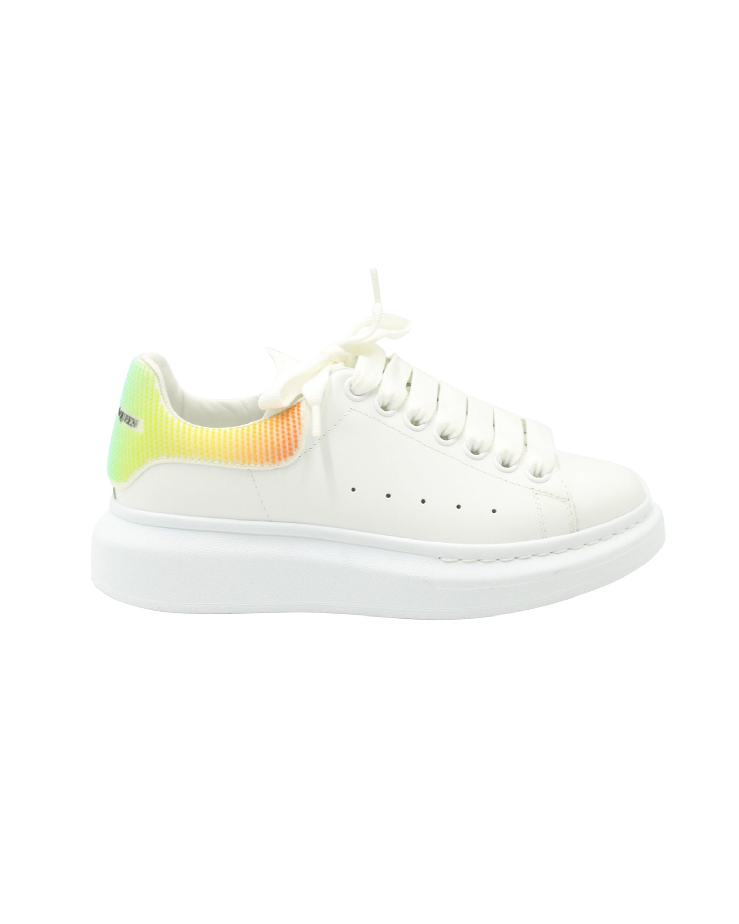 Alexander McQueen Oversize Sneaker aus weißem Leder