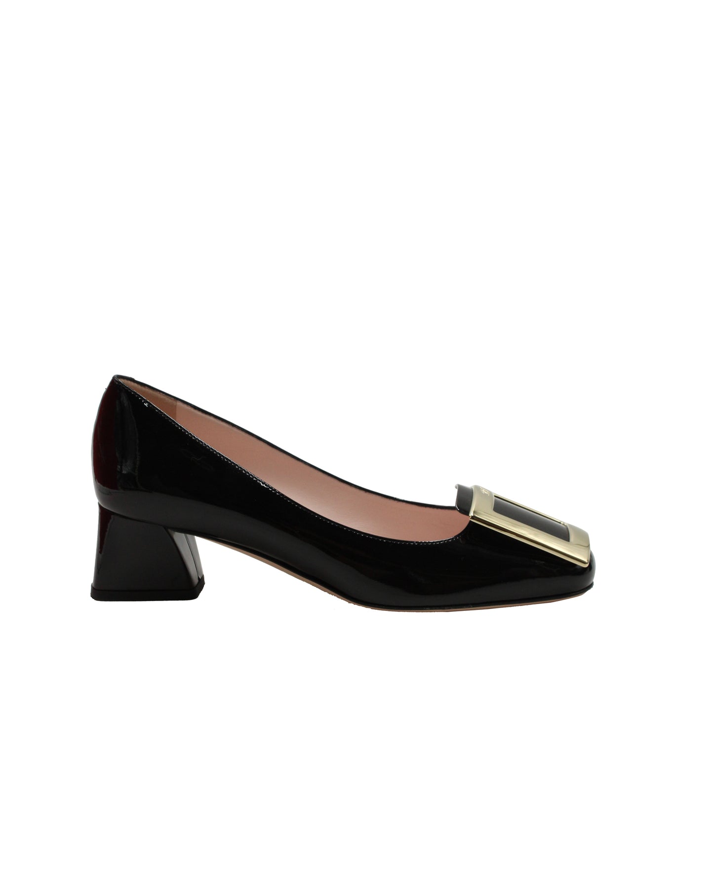 Roger Vivier Pumps aus schwarzem Lackleder