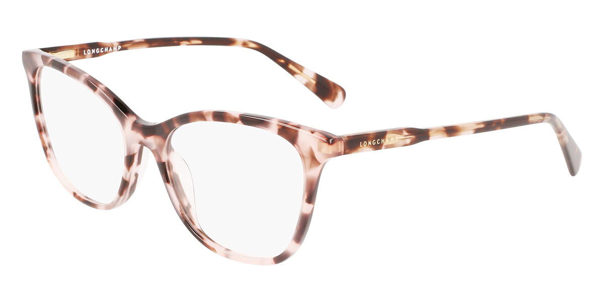Longchamp Damen 54mm rosa Schildkröte Optik 7805799628860