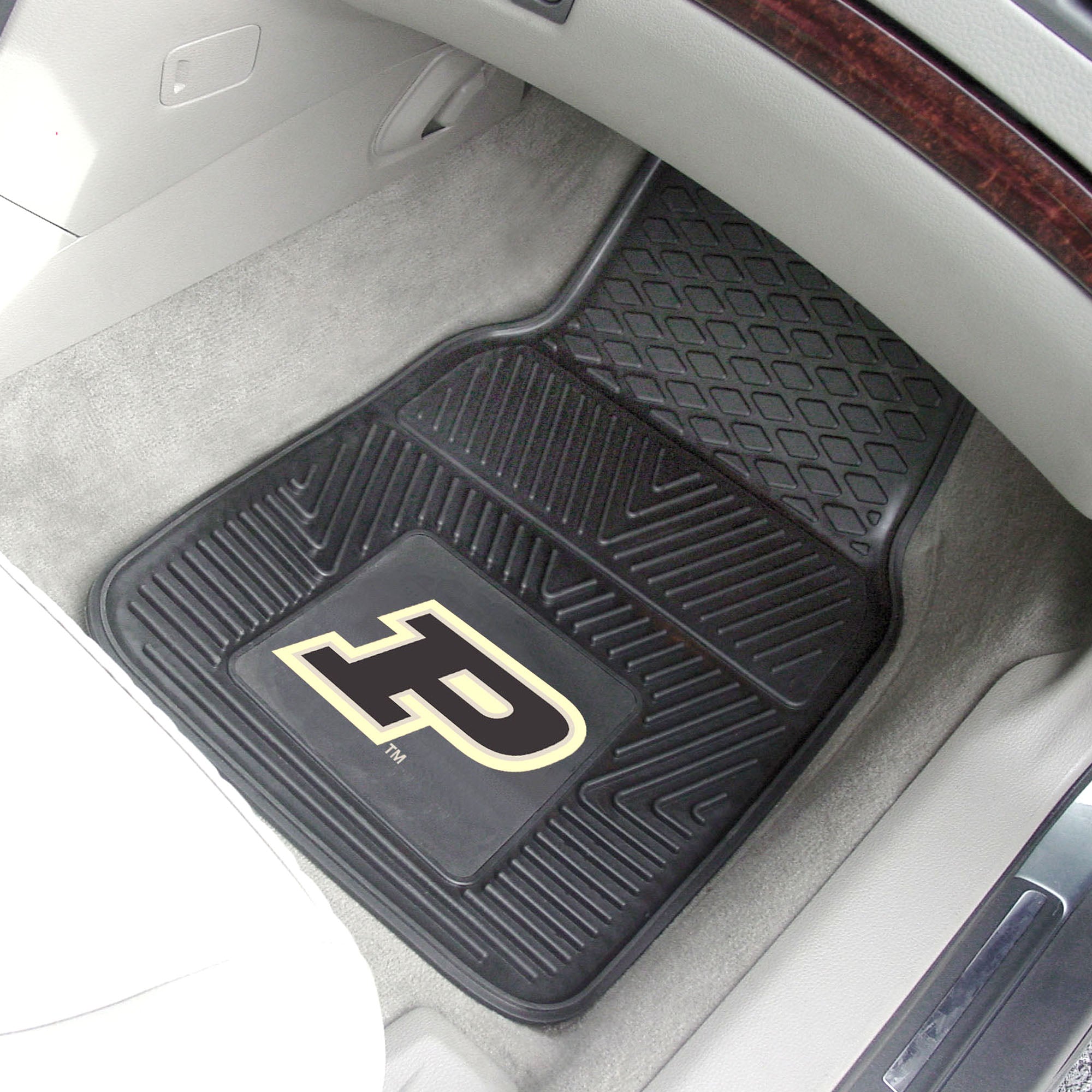 Fanmats Purdue Boilermakers Heavy Duty Auto Matte Set – 2 Stück