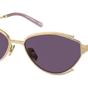 Tory Burch 55mm Shiny hell Gold Sonnenbrille für Damen